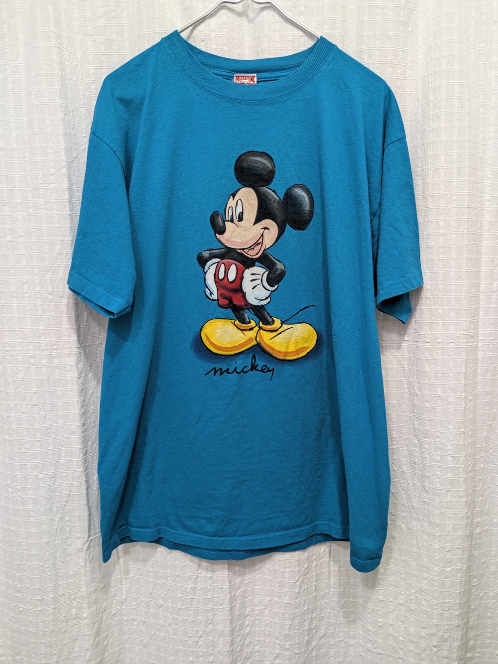 VTG 90s Mickey Inc Disney Parks T Shirt XL Made In USA 100% Cotton Unisex